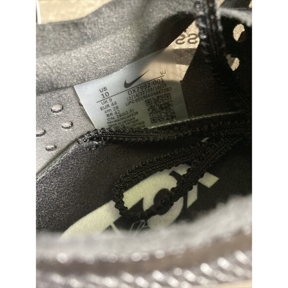 Nike ZoomX Dragonfly XC Spikes Black Metallic Silver DX7992-001 Men's Size 10 - Picture 6 of 8